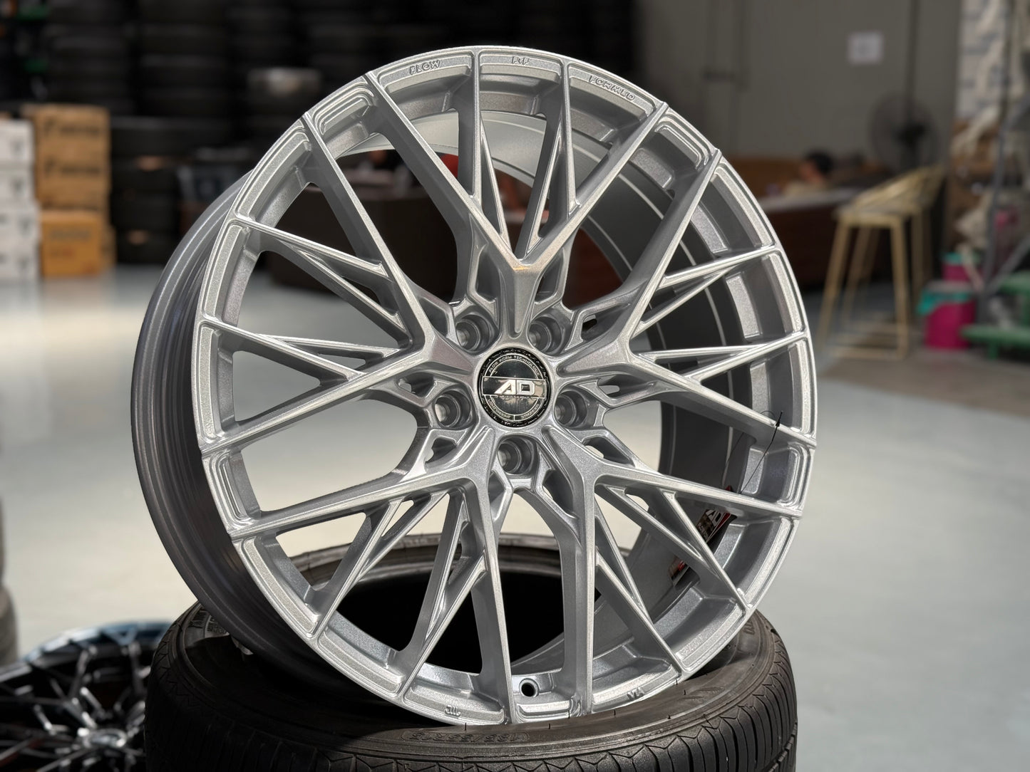 New 20x8.5 ET40 AD Wheel ADF503 (4 Wheel) Silver 5x112