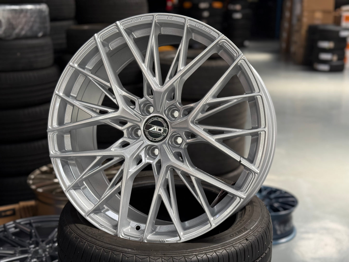 New 20x8.5 ET40 AD Wheel ADF503 (4 Wheel) Silver 5x112
