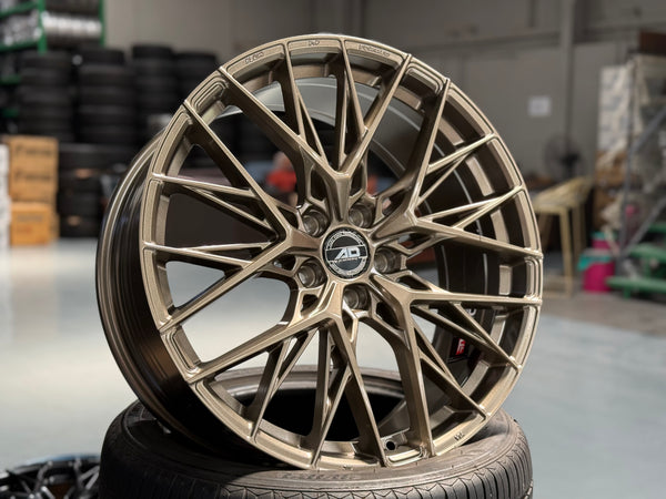 New 20x8.5 ET40 AD Wheel ADF503 (4 wheel) 5x112 Bronze