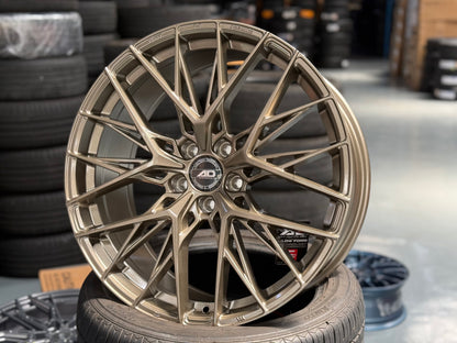 New 20x8.5 ET40 AD Wheel ADF503 (4 wheel) 5x112 Bronze