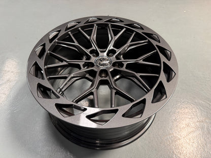 New 20x9 ET35 305Forged FF8 (4 wheel) 5x108 Gun Metal