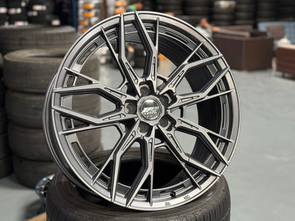 New 20x9 ET40 305Forged FT123 (4 wheel) 5x108 Gun Metal