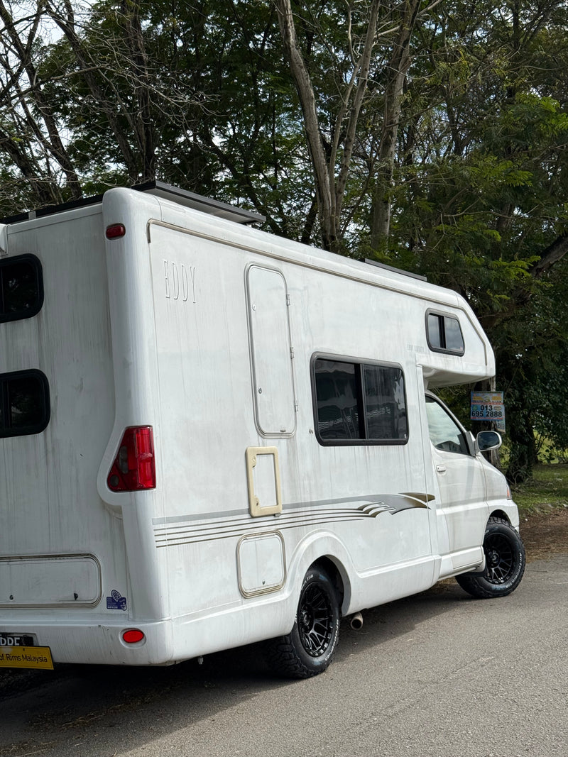 New 16X8.5 ET0 Lenso Cezar Rim (4 wheel) Gunmetal 6X139.7