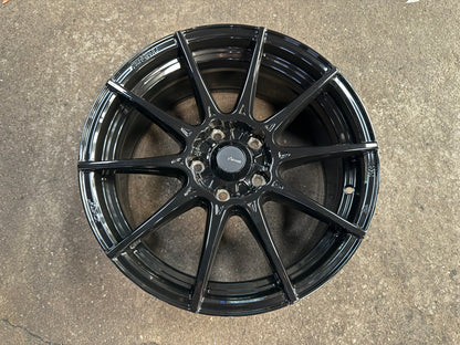 New 17x8 ET40 Advanti Storm S1 Rim (4 wheel) Black 5x114.3