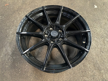 New 17x8 ET40 Advanti Storm S1 Rim (4 wheel) Black 5x114.3
