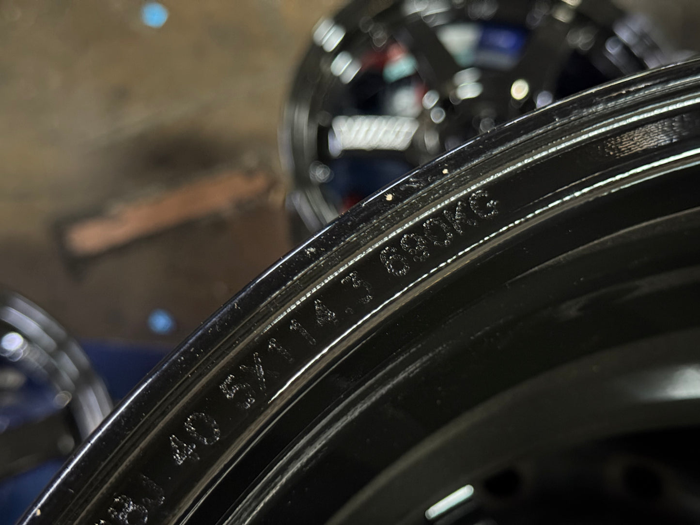 New 17x8 ET40 Advanti Storm S1 Rim (4 wheel) Black 5x114.3