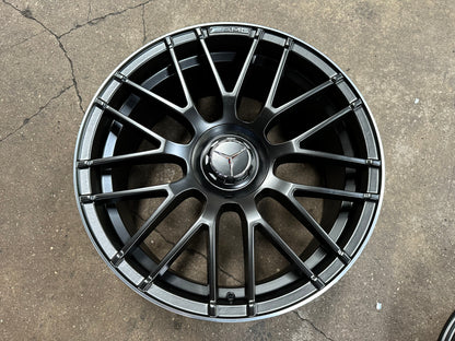 New 20x8.5 ET38 20x9.5 ET45 AMG Design (4 wheel) 5x112 Matt Black