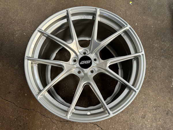 New 19x9.5 ET25 19x10.5 ET35 Overdrive APEX VS-5RE Supra Forged Rim (4 wheels) Silver 5x112