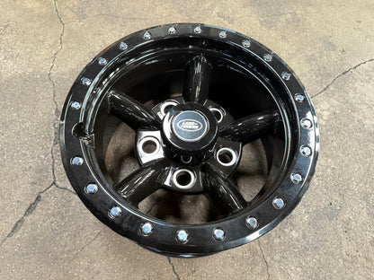 New 16x8 ET-15 Land Rover Defender Spectre Rim (5 wheel) Gloss Black 5x165 (5 pcs + 20 pcs NUTS)