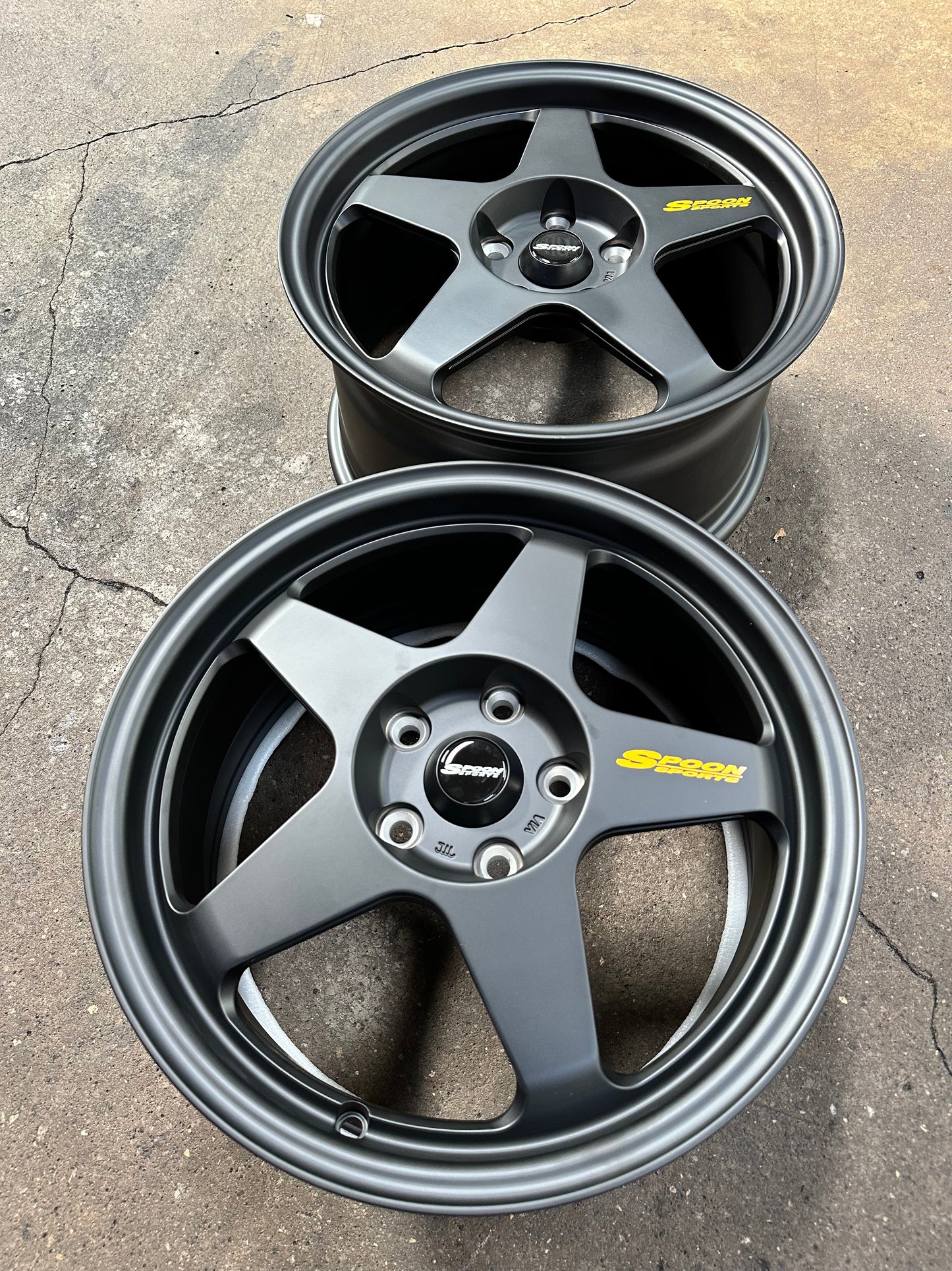 New 17 Overdrive Spoon Honda S2000 Forged (4 wheel) Matte Black 5X114.3
