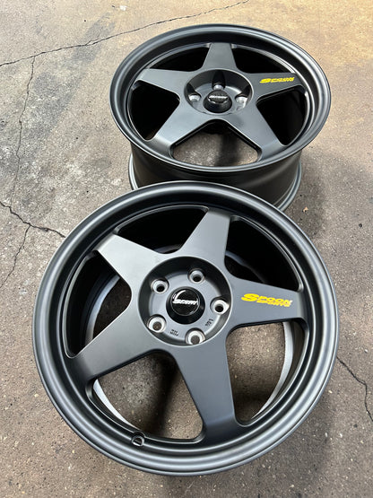New 17 Overdrive Spoon Honda S2000 Forged (4 wheel) Matte Black 5X114.3