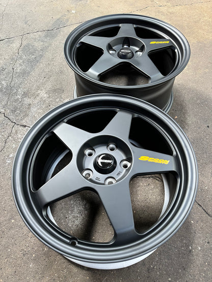 New 17 Overdrive Spoon Honda S2000 Forged (4 wheel) Matte Black 5X114.3