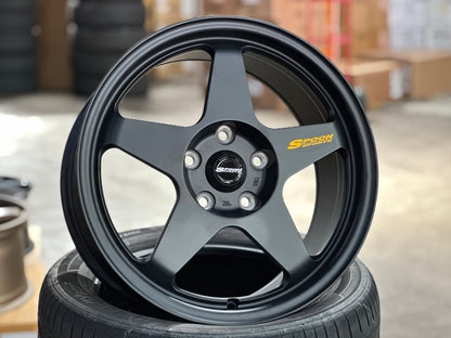 New 17 Overdrive Spoon Honda S2000 Forged (4 wheel) Matte Black 5X114.3