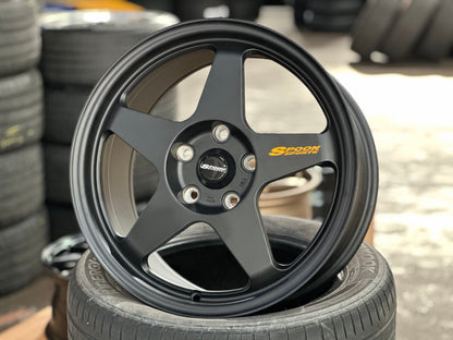 New 17 Overdrive Spoon Honda S2000 Forged (4 wheel) Matte Black 5X114.3
