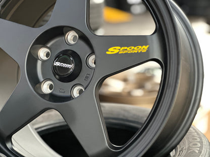 New 17 Overdrive Spoon Honda S2000 Forged (4 wheel) Matte Black 5X114.3