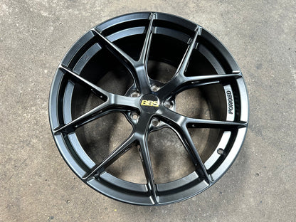 New 20x8.5 ET33 20x10 ET40 BBS FIR Design (4 wheel) 5x114.3 Matt Black