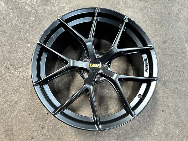 New 20x8.5 ET33 20x10 ET40 BBS FIR Design (4 wheel) 5x114.3 Matt Black