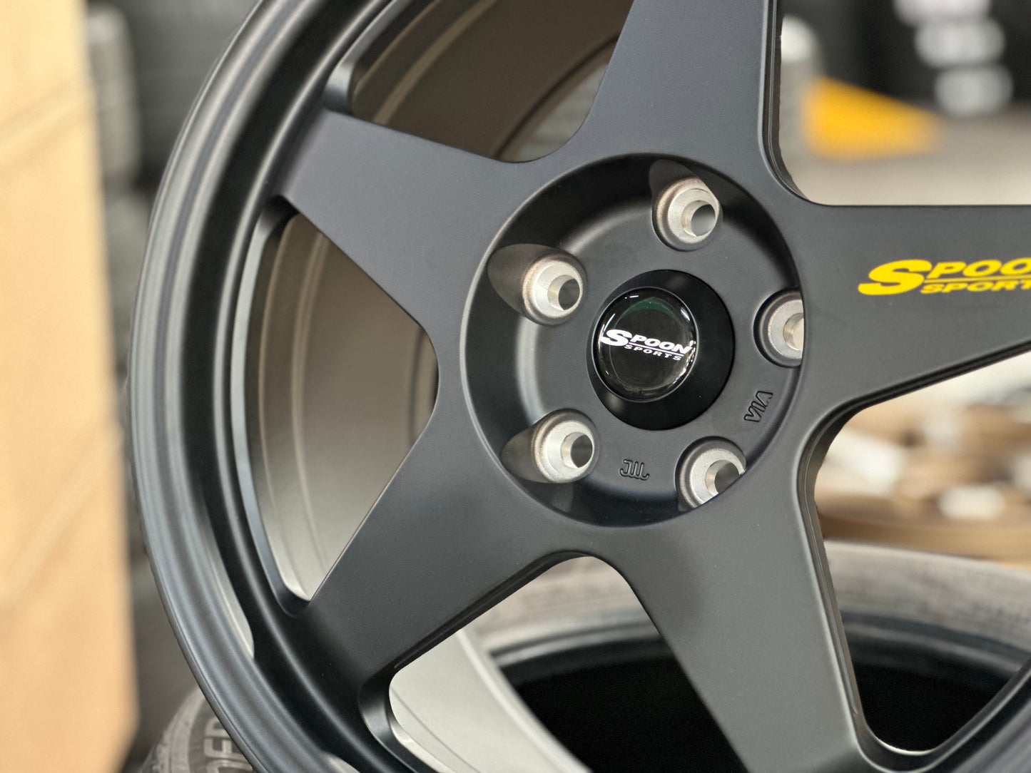 New 17 Overdrive Spoon Honda S2000 Forged (4 wheel) Matte Black 5X114.3
