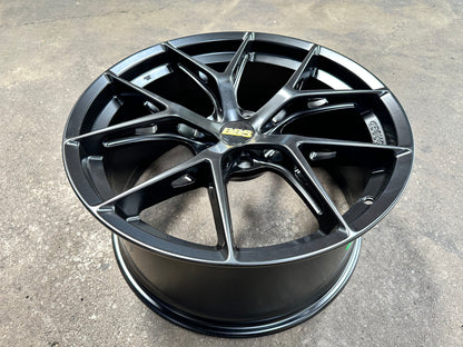 New 20x8.5 ET33 20x10 ET40 BBS FIR Design (4 wheel) 5x114.3 Matt Black