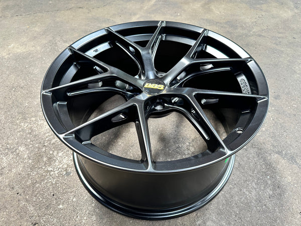 New 20x8.5 ET33 20x10 ET40 BBS FIR Design (4 wheel) 5x114.3 Matt Black