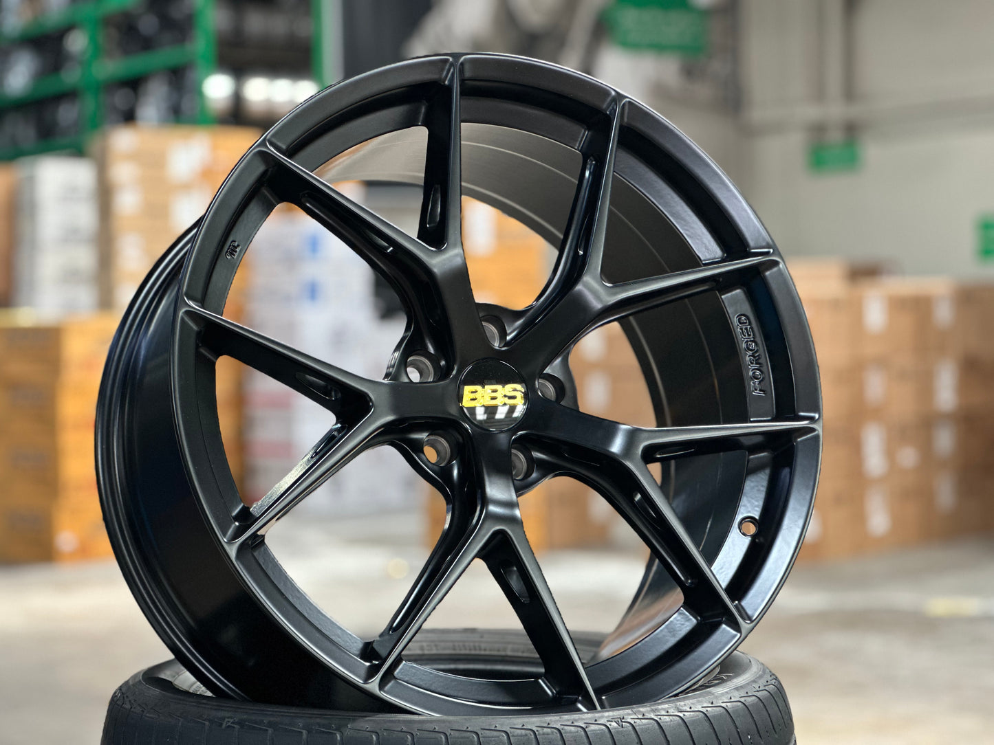 New 20x8.5 ET33 20x10 ET40 BBS FIR Design (4 wheel) 5x114.3 Matt Black
