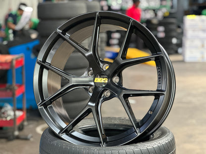 New 20x8.5 ET33 20x10 ET40 BBS FIR Design (4 wheel) 5x114.3 Matt Black
