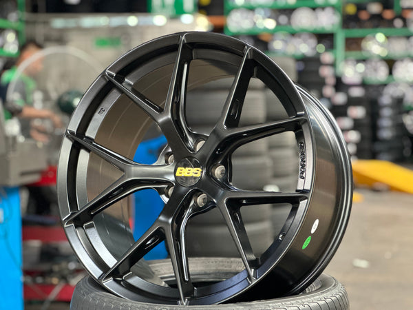 New 20x8.5 ET33 20x10 ET40 BBS FIR Design (4 wheel) 5x114.3 Matt Black