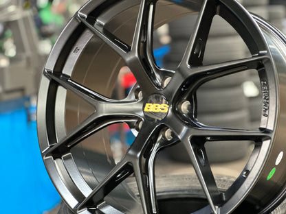 New 20x8.5 ET33 20x10 ET40 BBS FIR Design (4 wheel) 5x114.3 Matt Black
