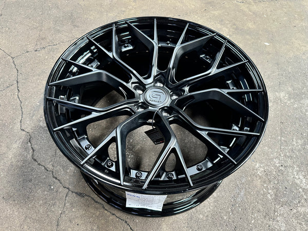 New 20x8.5 ET30 20x10 ET40 G Forged GF09 (4 wheel) 5x112 Matt Black