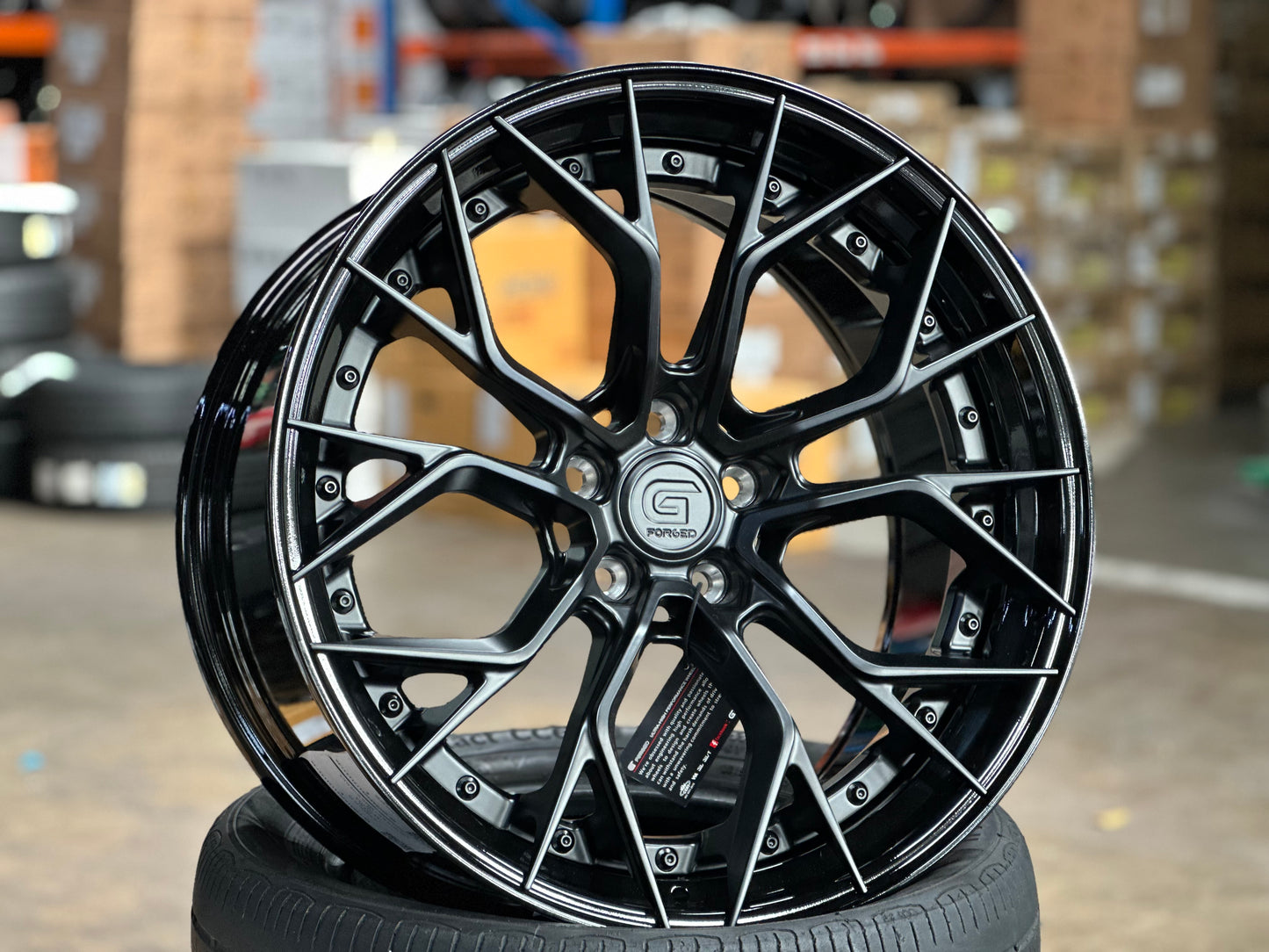 [Bundle] 20x8.5 ET30 G Forged GF09 (2 wheel) 5x112 Matt Black