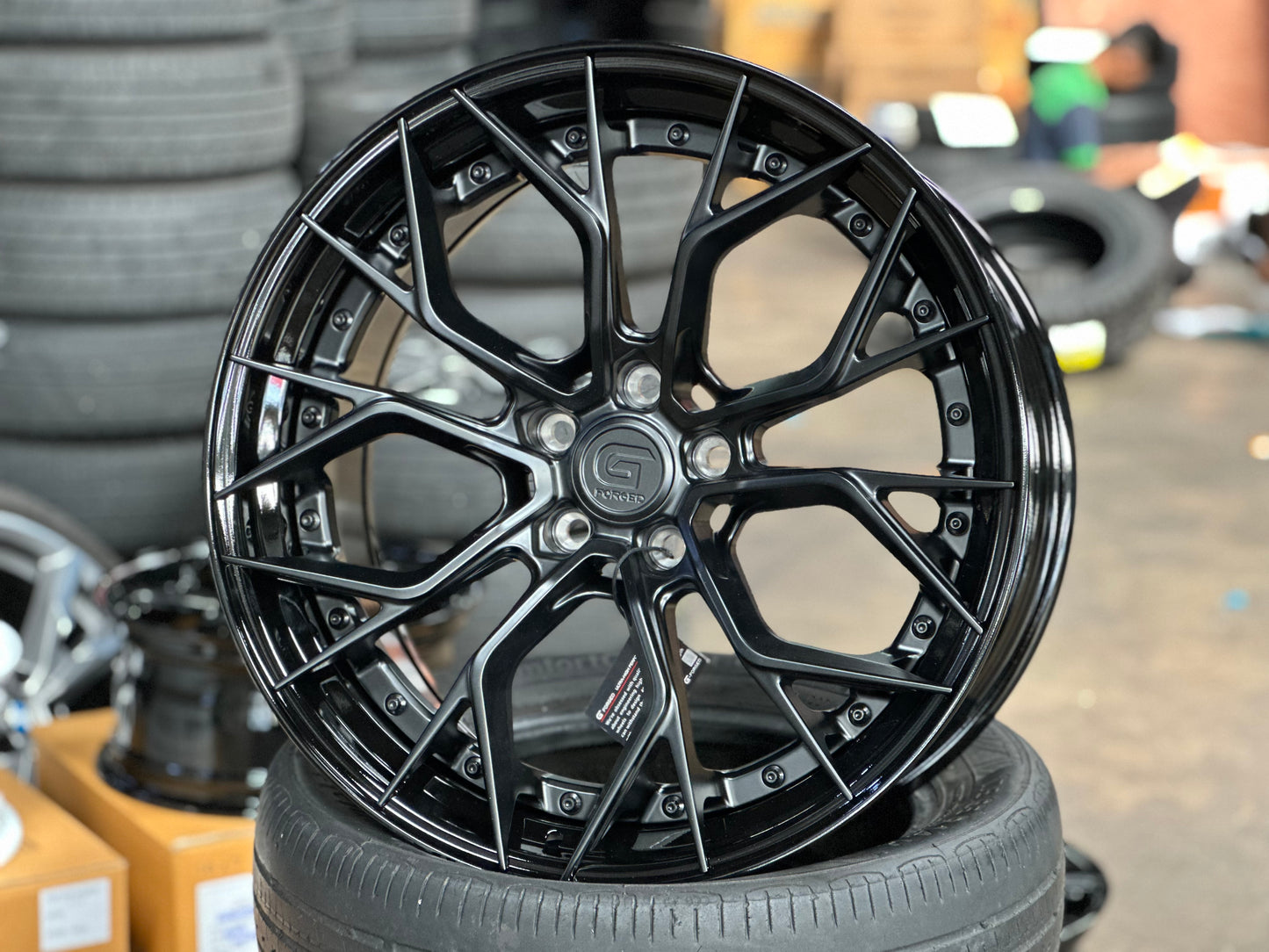 New 20x8.5 ET30 20x10 ET40 G Forged GF09 (4 wheel) 5x112 Matt Black