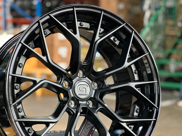 New 20x8.5 ET30 20x10 ET40 G Forged GF09 (4 wheel) 5x112 Matt Black