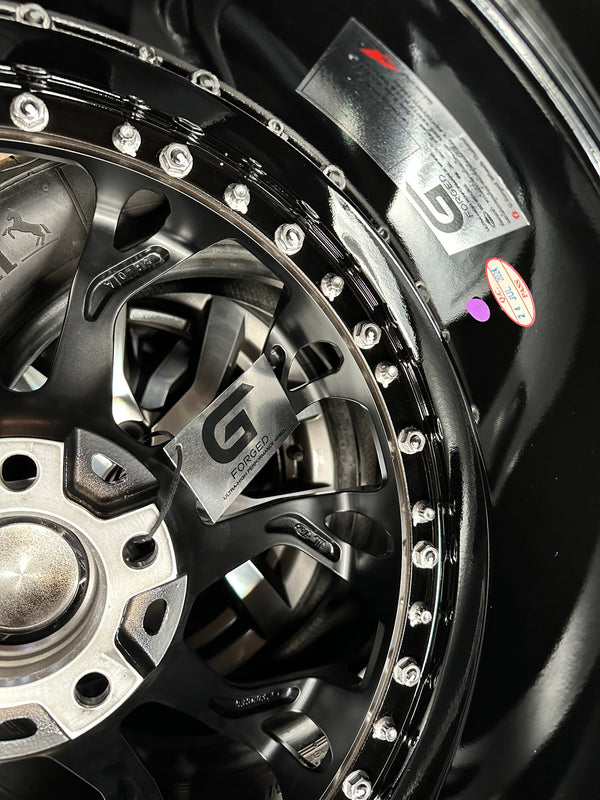 New 20x8.5 ET30 20x10 ET40 G Forged GF09 (4 wheel) 5x112 Matt Black