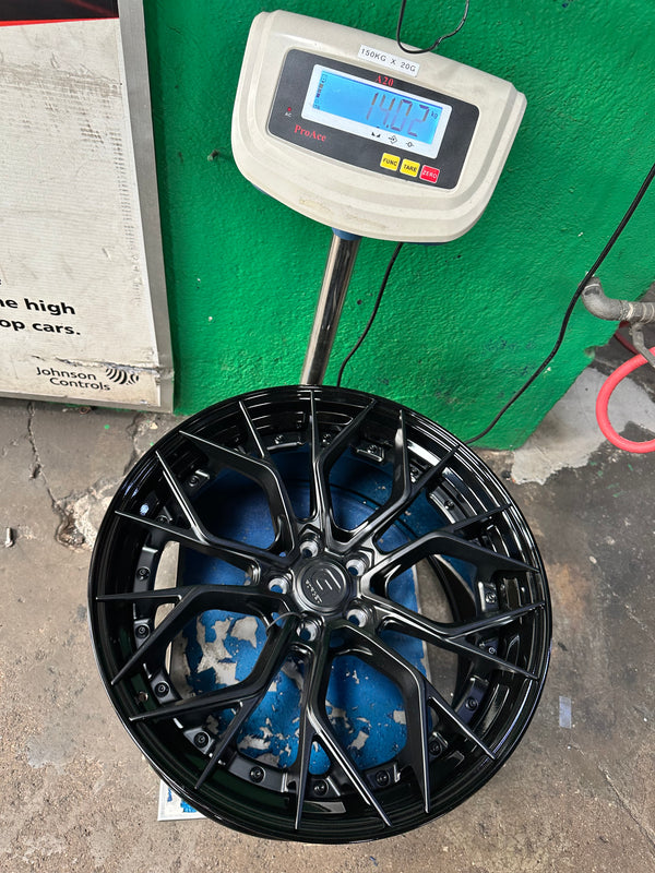 New 20x8.5 ET30 20x10 ET40 G Forged GF09 (4 wheel) 5x112 Matt Black