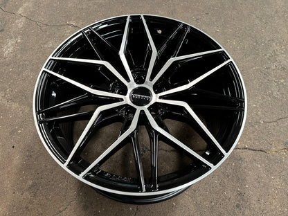 New 20x8.5 ET30 20x10 ET38 Varro VD40X (4 wheel) 5x112 Gloss Black