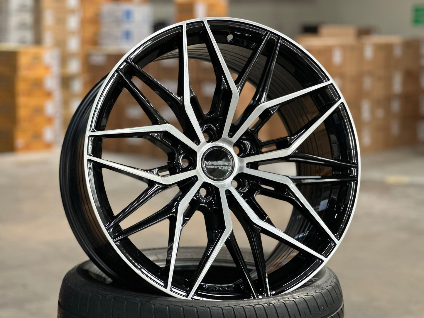 [Bundle] 20x10 ET38 Varro VD40X (2 wheel) 5x112 Gloss Black