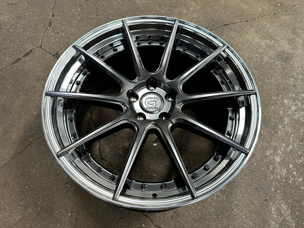 New 20x8.5 ET30 20x10 ET40 G Forged GF02 (4 wheel) 5x112 Hyper Dark