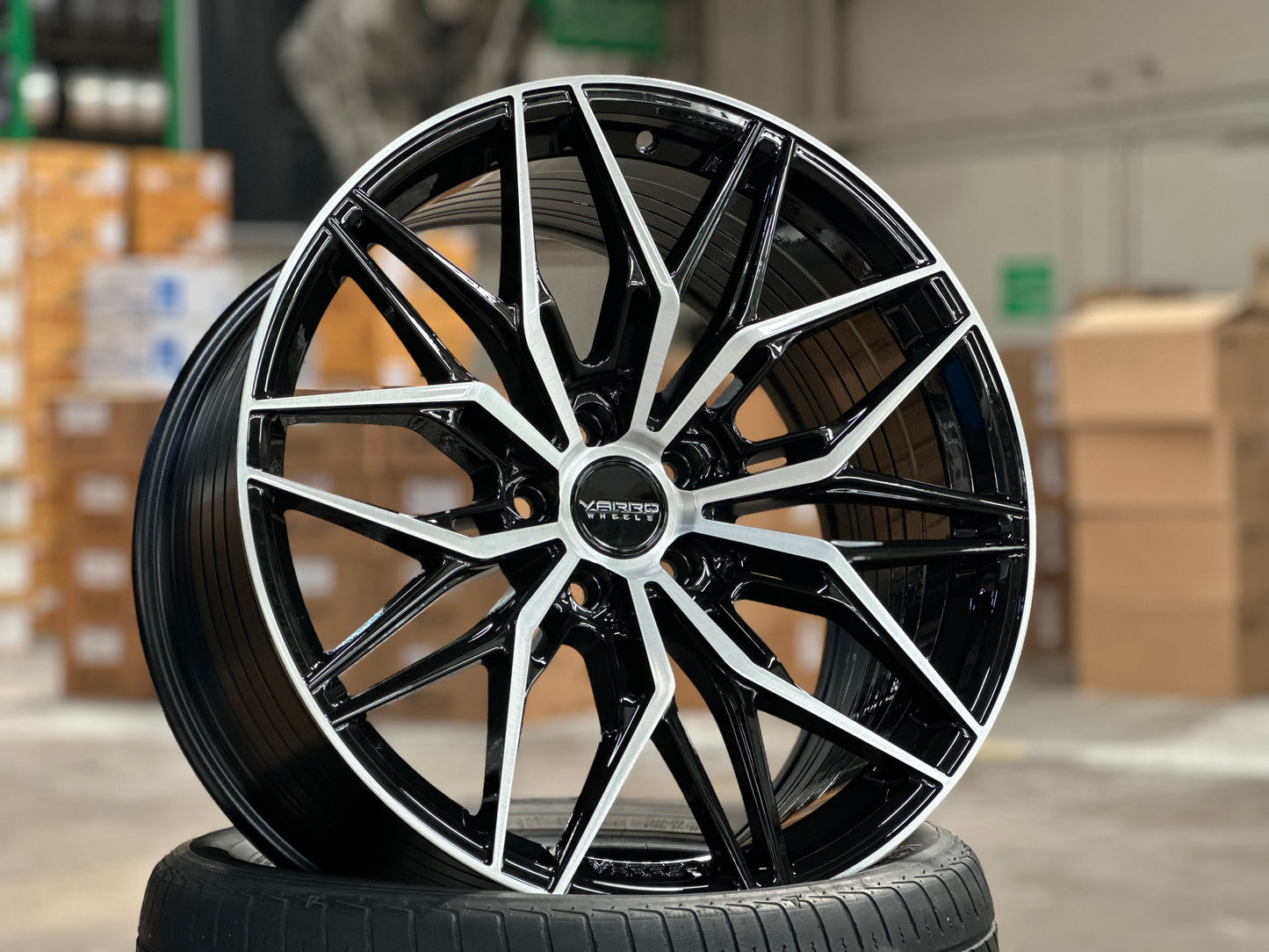 New 20x8.5 ET30 20x10 ET38 Varro VD40X (4 wheel) 5x112 Gloss Black