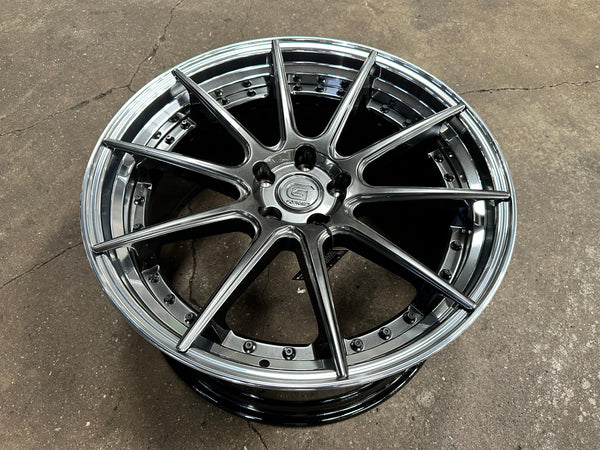 New 20x8.5 ET30 20x10 ET40 G Forged GF02 (4 wheel) 5x112 Hyper Dark