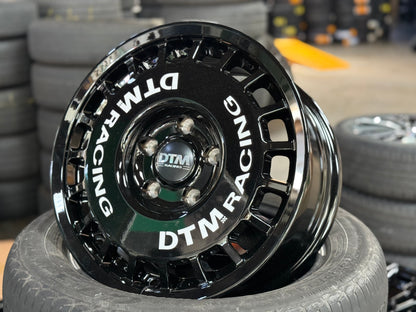 New 15X7 ET38 Lenso DTM Rim (4 wheel) Black 5X114.3
