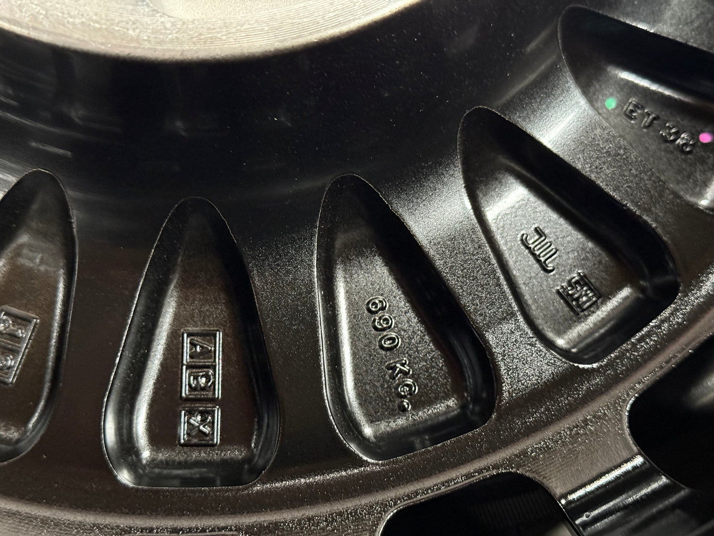 New 15X7 ET38 Lenso DTM Rim (4 wheel) Black 5X114.3