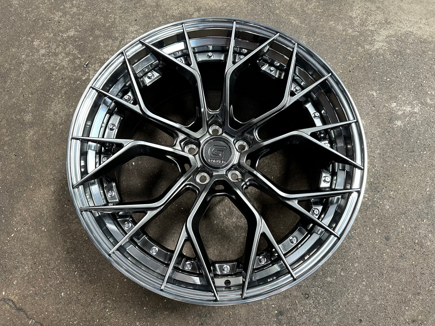 New 20x8.5 ET30 20x10 ET40 G Forged GF09 (4 wheel) 5x114.3 Hyper Dark