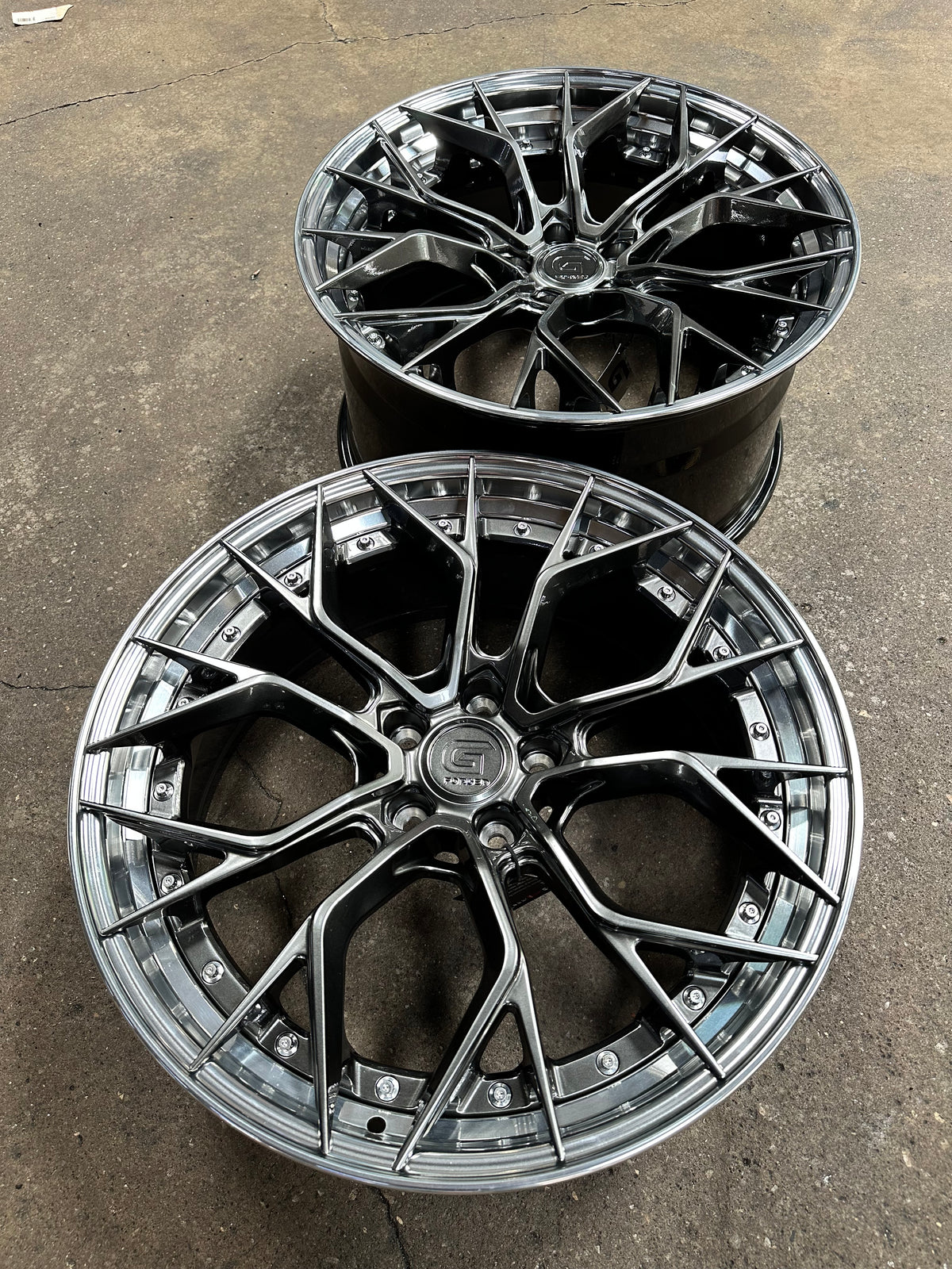 New 20x8.5 ET30 20x10 ET40 G Forged GF09 (4 wheel) 5x114.3 Hyper Dark
