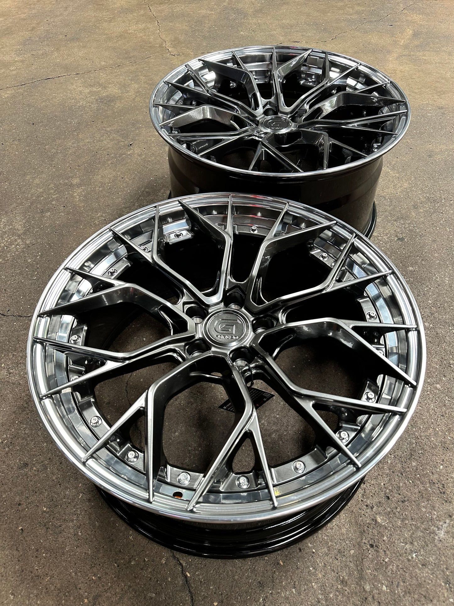 New 20x8.5 ET30 20x10 ET40 G Forged GF09 (4 wheel) 5x114.3 Hyper Dark