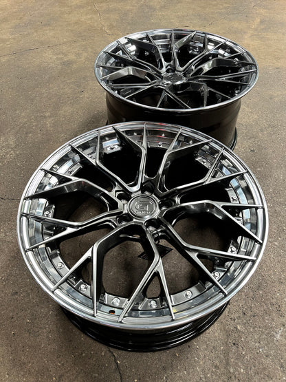 New 20x8.5 ET30 20x10 ET40 G Forged GF09 (4 wheel) 5x114.3 Hyper Dark