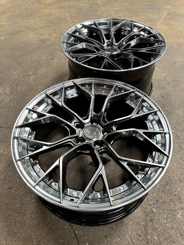 New 20x8.5 ET30 20x10 ET40 G Forged GF09 (4 wheel) 5x114.3 Hyper Dark
