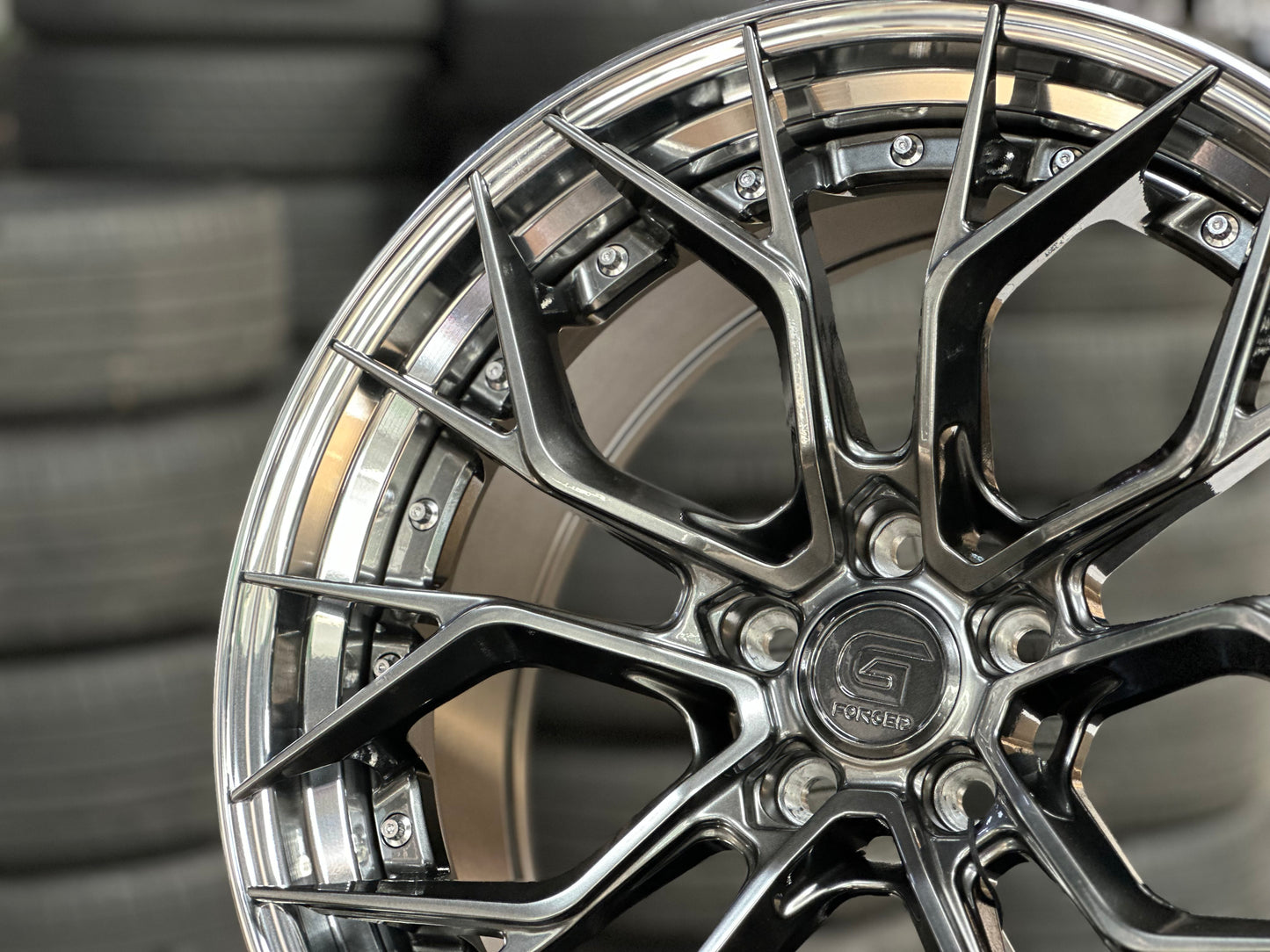 New 20x8.5 ET30 20x10 ET40 G Forged GF09 (4 wheel) 5x114.3 Hyper Dark