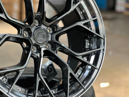 New 20x8.5 ET30 20x10 ET40 G Forged GF09 (4 wheel) 5x114.3 Hyper Dark