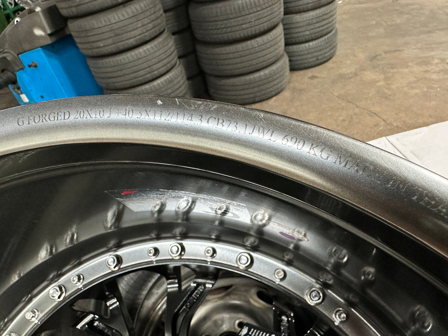 New 20x8.5 ET30 20x10 ET40 G Forged GF09 (4 wheel) 5x114.3 Hyper Dark