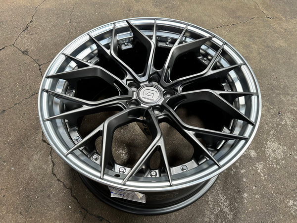New 20x8.5 ET30 20x10 ET40 G Forged GF09 (4 wheel) 5x112 Matt Gunmetal